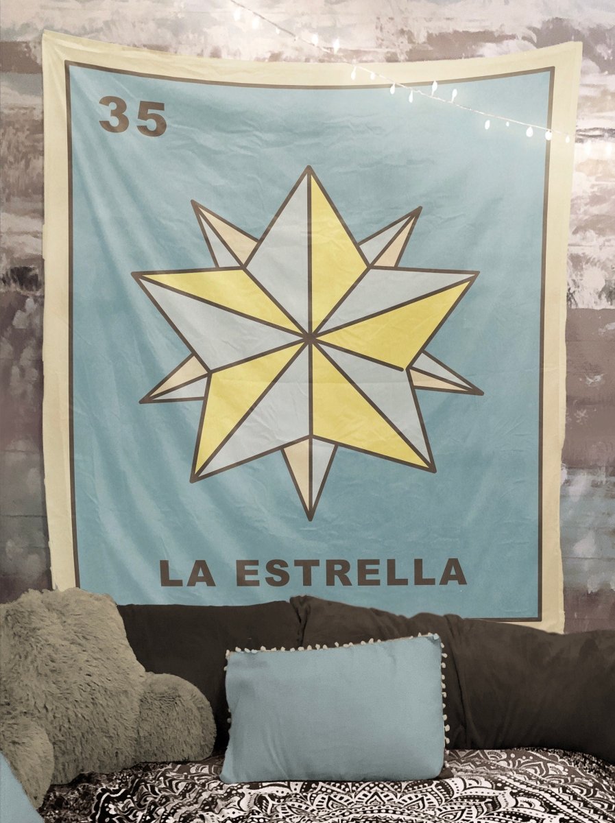La Estrella Card Star Tapestry