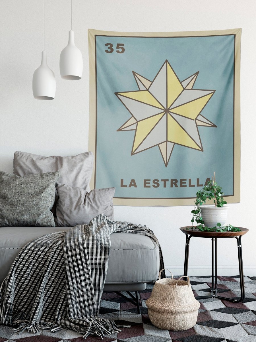 La Estrella Card Star Tapestry