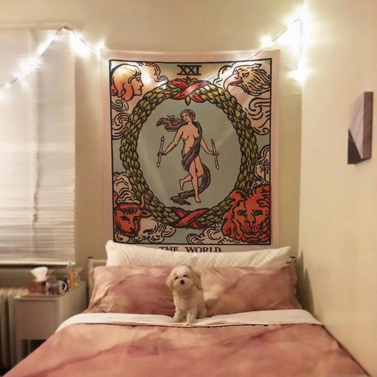 The World Tarot Card Tapestry - Rider Waite Smith Deck