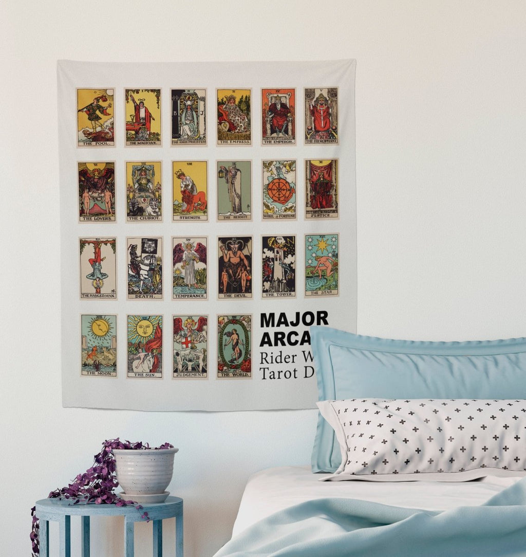 Rider Waite Major Arcana Tarot Card Tapestry