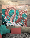 Pink Dragon Japanese Ukiyo-e Utagawa Kuniyoshi Tapestry