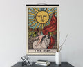 The Sun Tarot Card Canvas Wall Hanging – Positive Energy Print