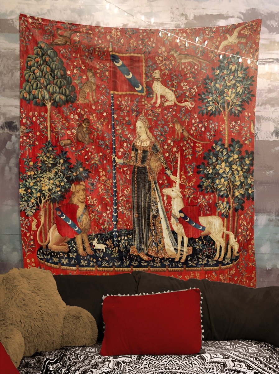 Lady With Unicorn - Touch - Tapestry (Printed)