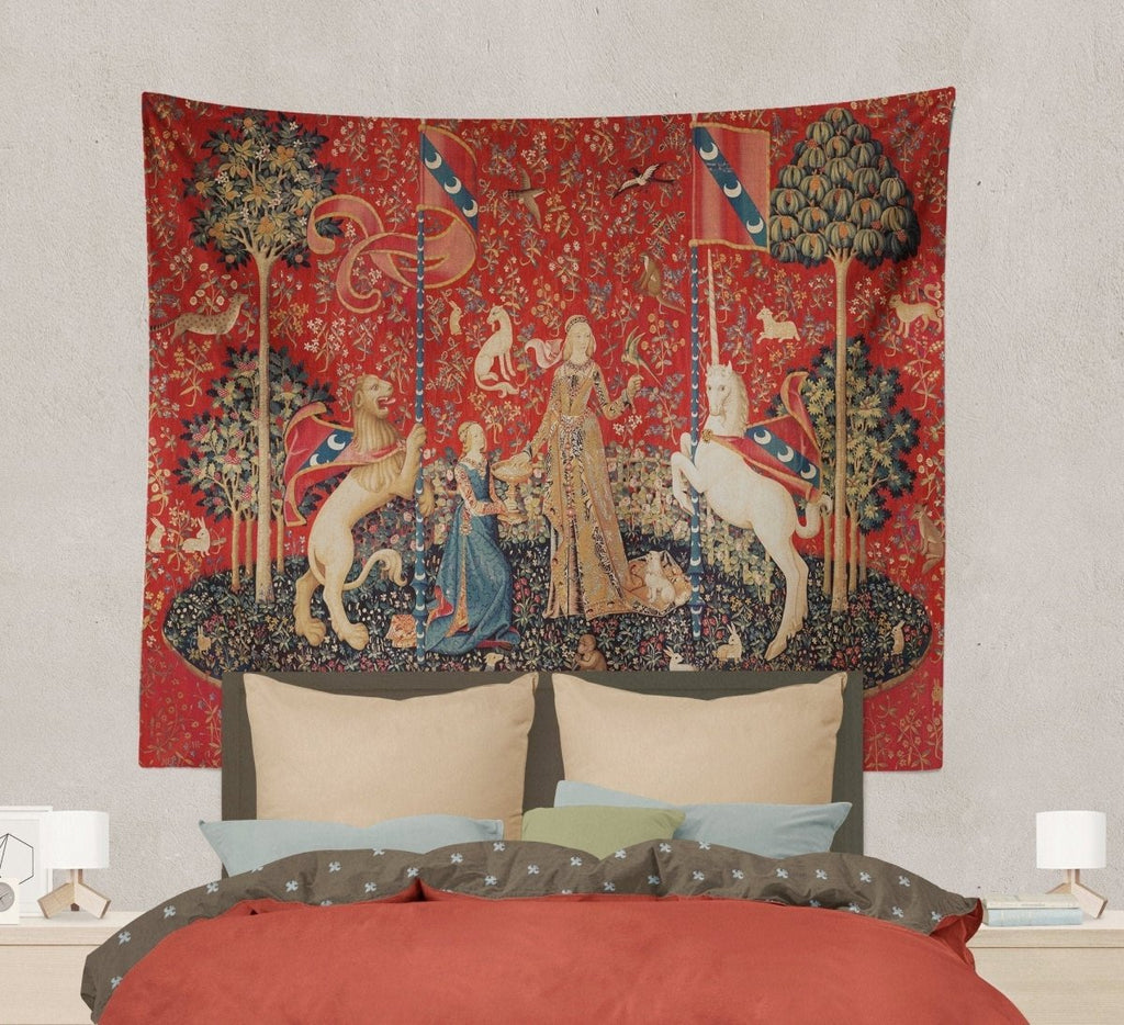 Lady With Unicorn - Taste- Tapestry (Printed)