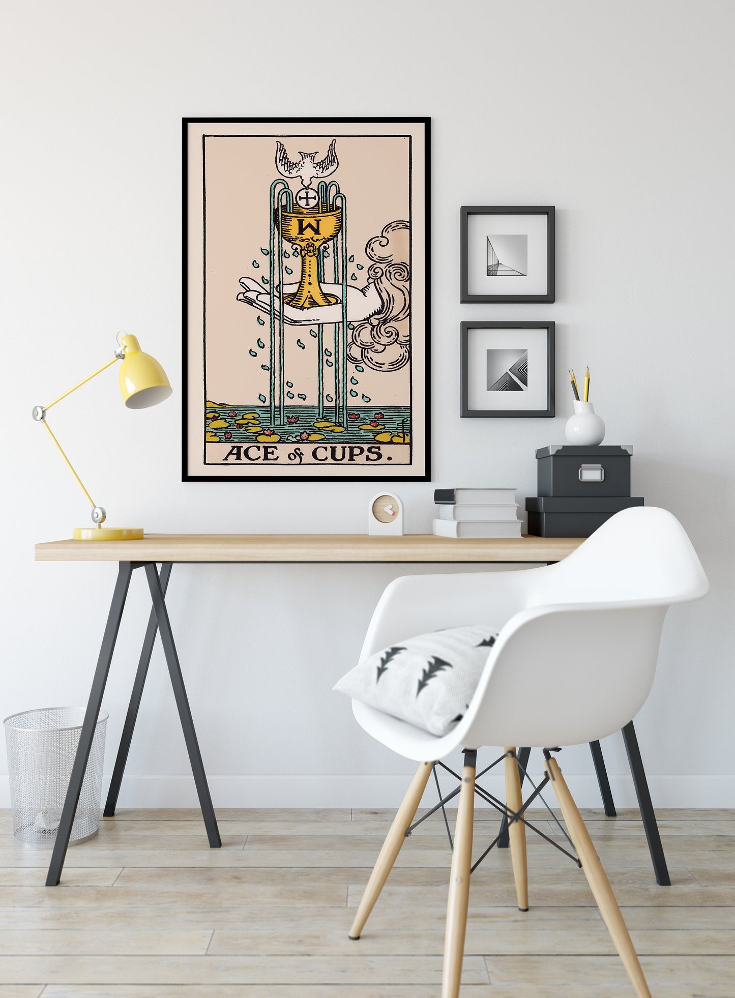 Ace Of Cups- Tarot Card Print - The Ace Of Cups Card Poster, No Frame