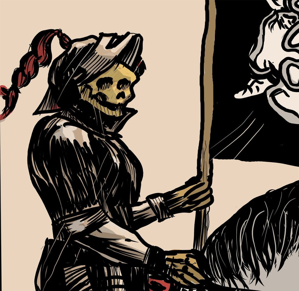 Death Tarot Card Tapestry