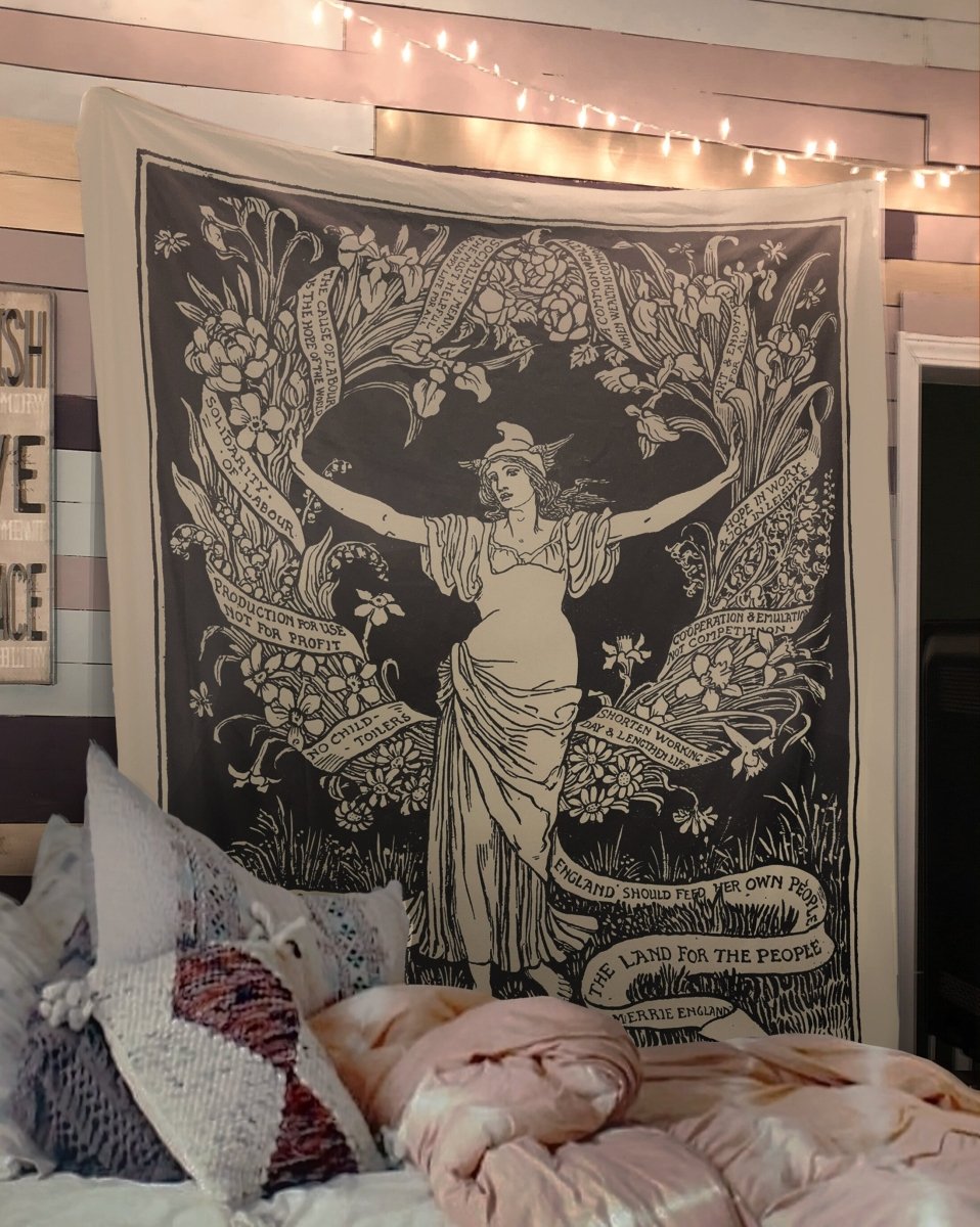 A Garland For May Day 1895 Walter Crane-Tapestry (Printed)