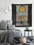 The Moon Tarot Card Tapestry - Rider Waite Design