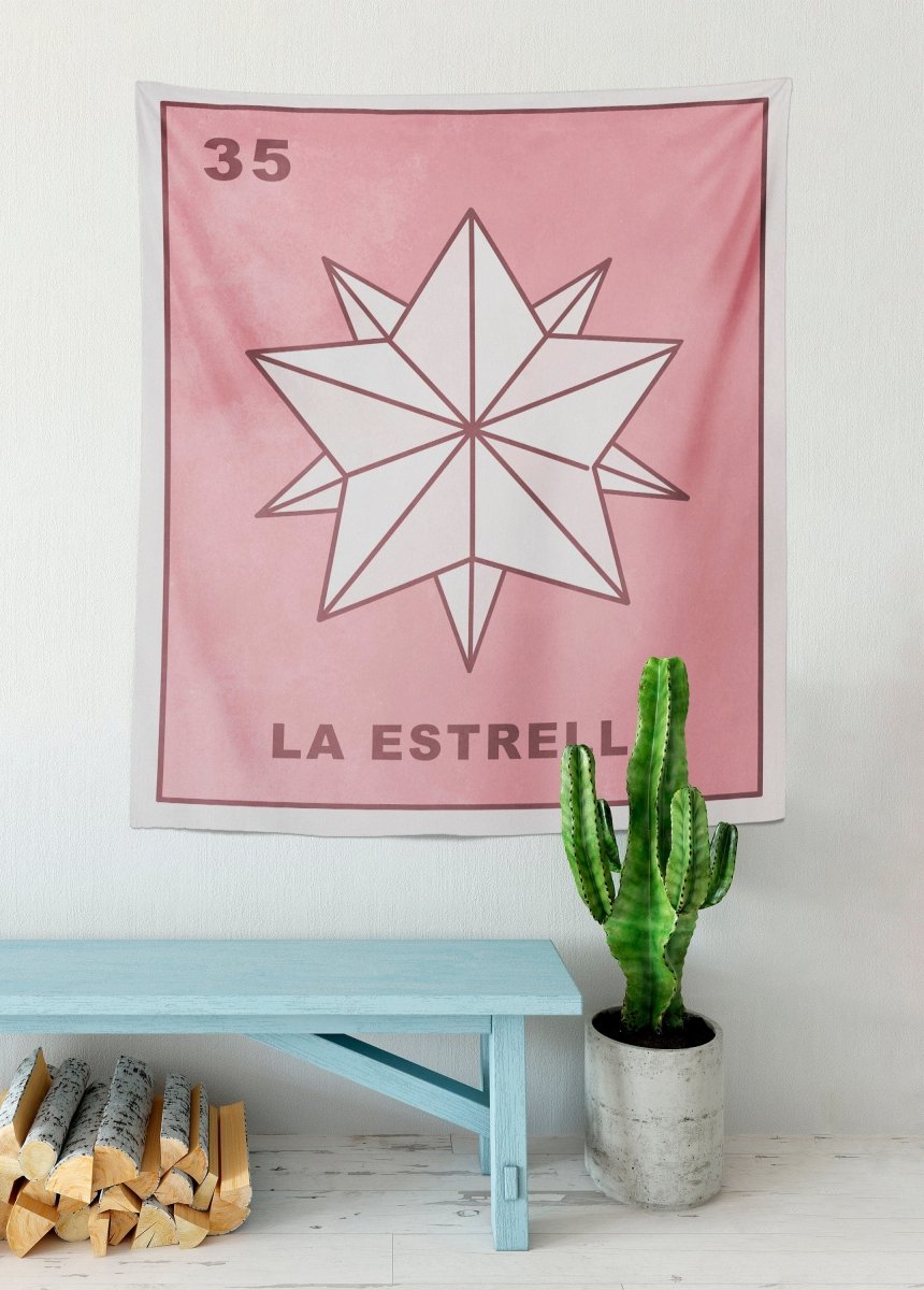 La Estrella Card Star Tapestry