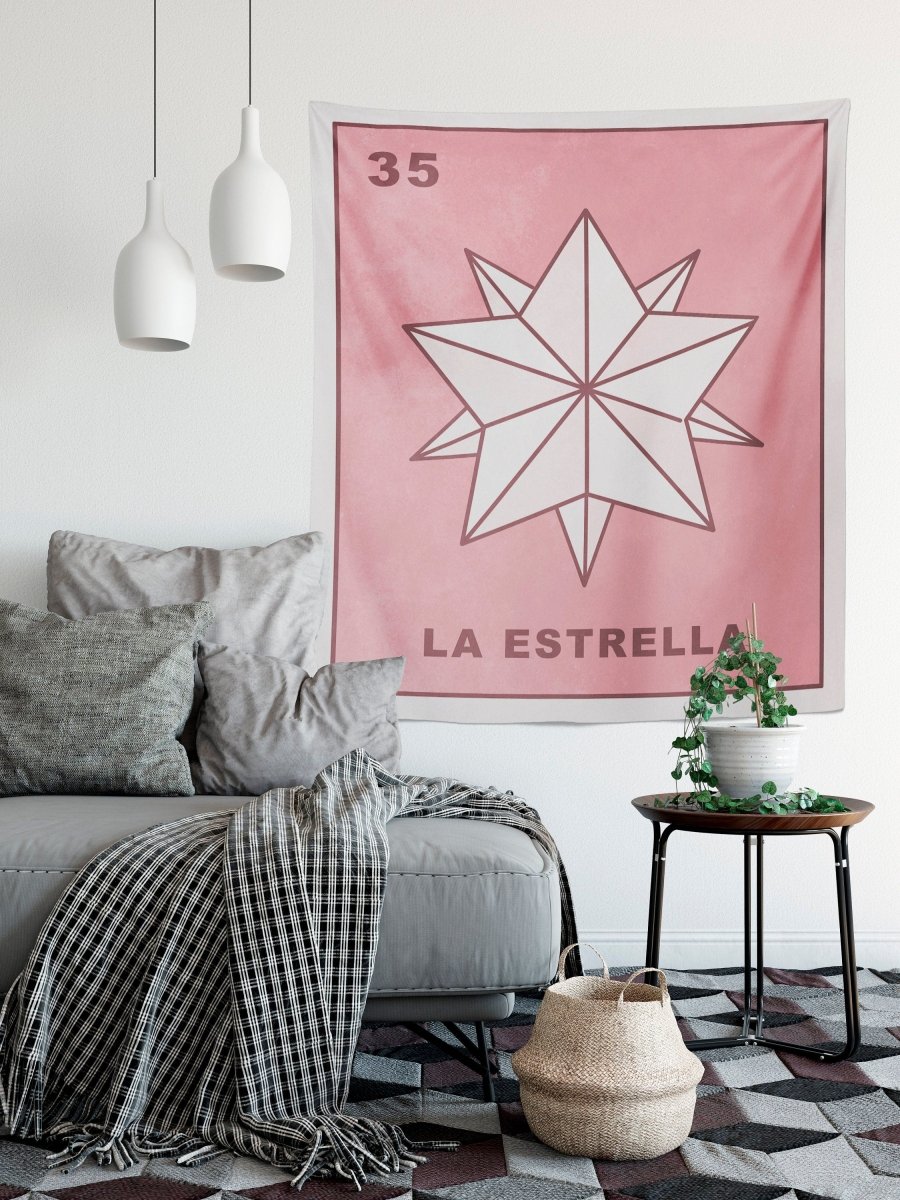 La Estrella Card Star Tapestry