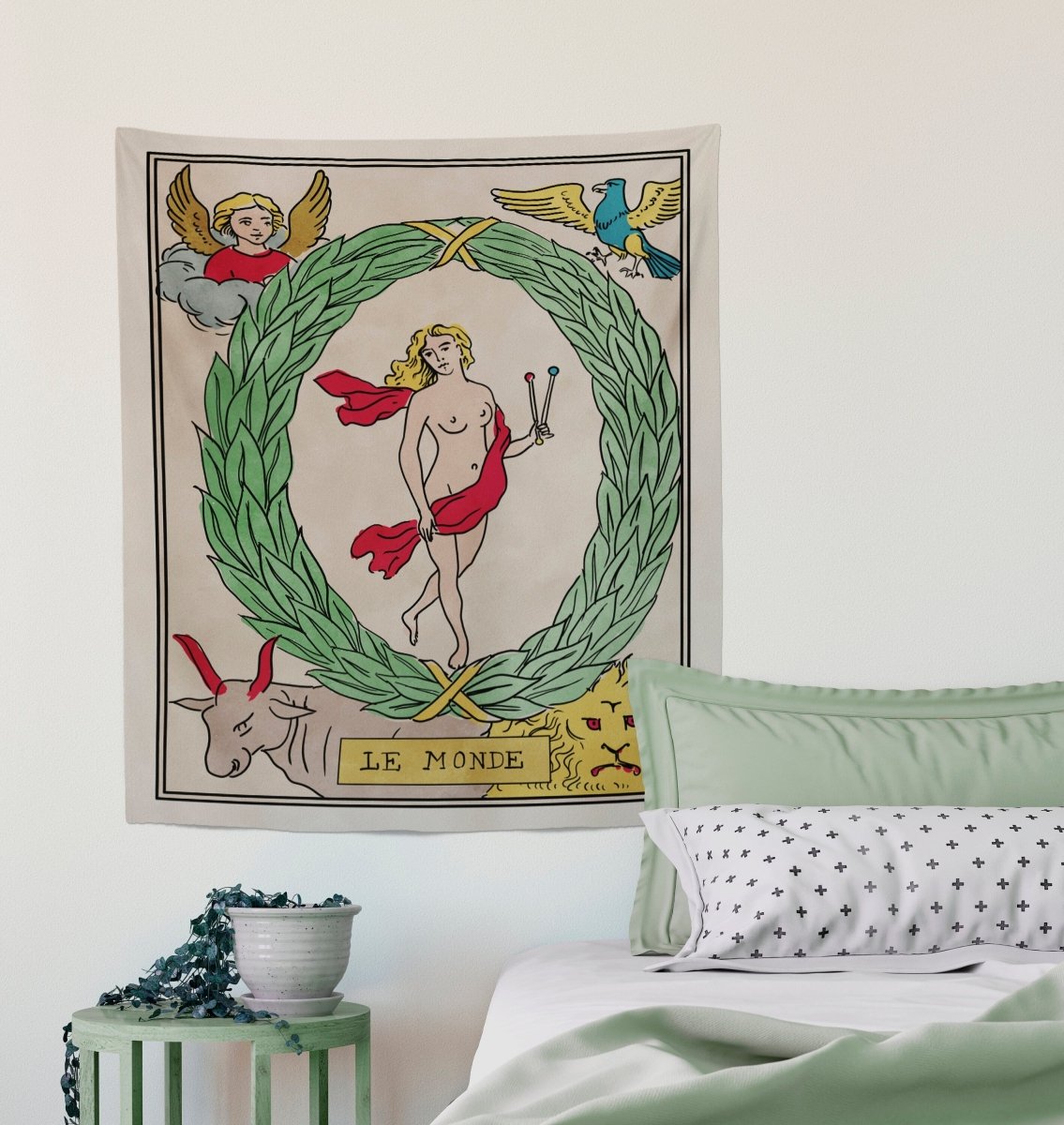 The World Tarot Card Tapestry – Rider Waite Smith Art