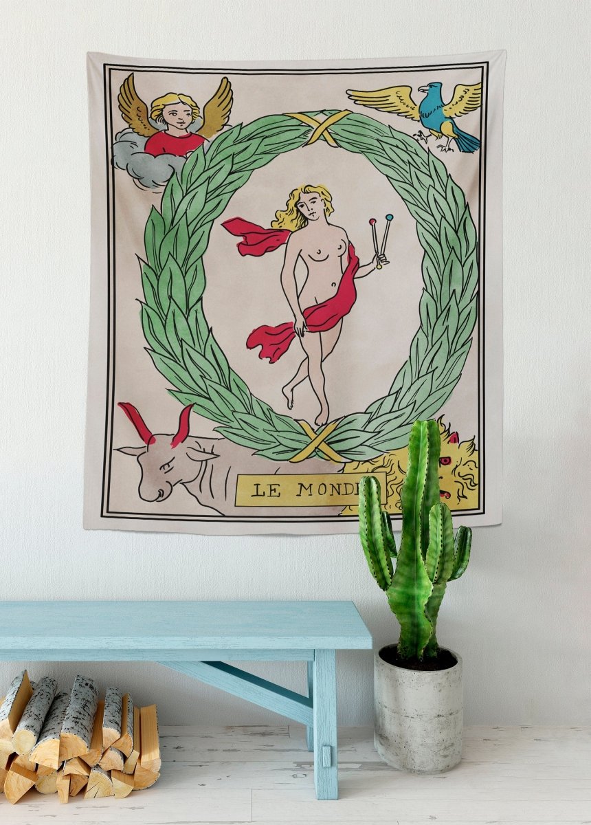 The World Tarot Card Tapestry – Rider Waite Smith Art