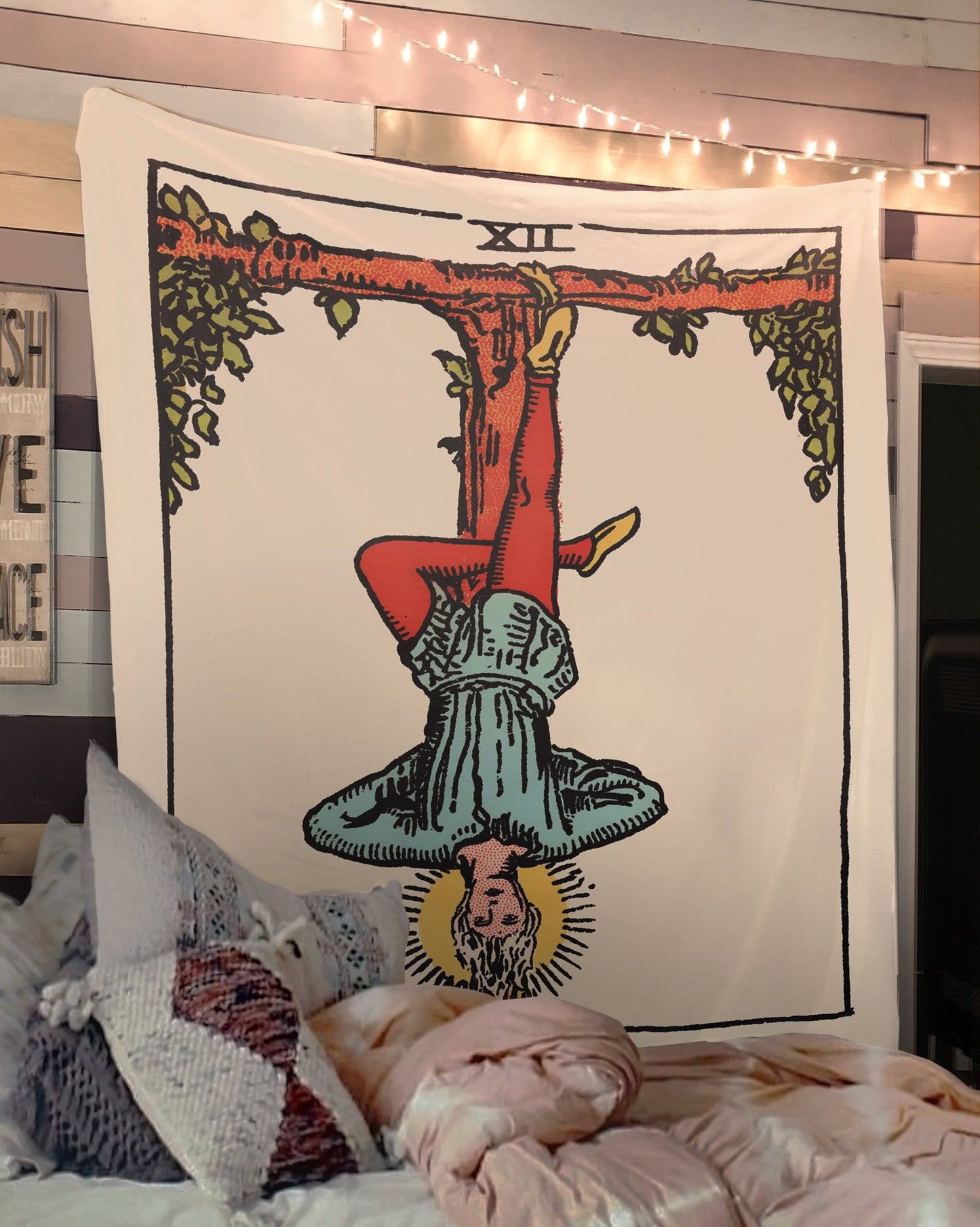 The Hanged Man Tarot Card Tapestry - Rider Waite Design
