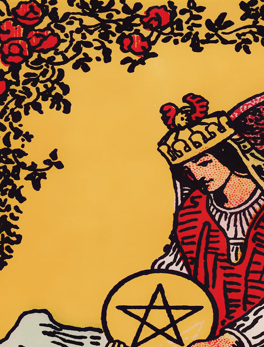 Queen of Pentacles Tapestry – Rider Waite Tarot Card
