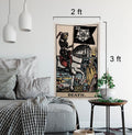 Death Tarot Card Tapestry – Rider Waite Deck Art
