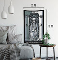 The High Priestess Tarot Card Tapestry – Full Card Design