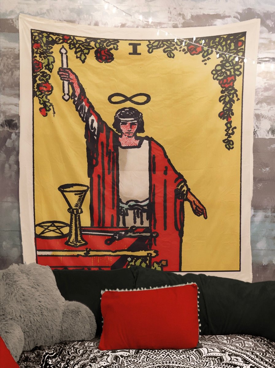 The Magician Tarot Card Tapestry - Rider Waite Smith Design