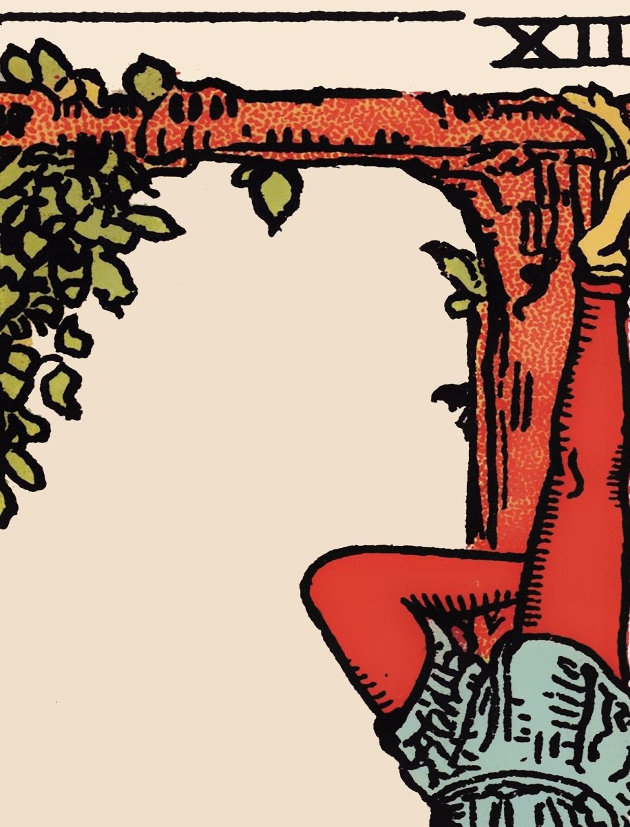 The Hanged Man Tarot Card Tapestry - Rider Waite Design