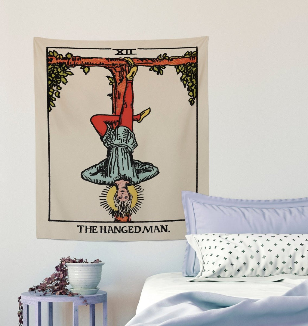 The Hanged Man Tarot Card Tapestry - Rider Waite Design