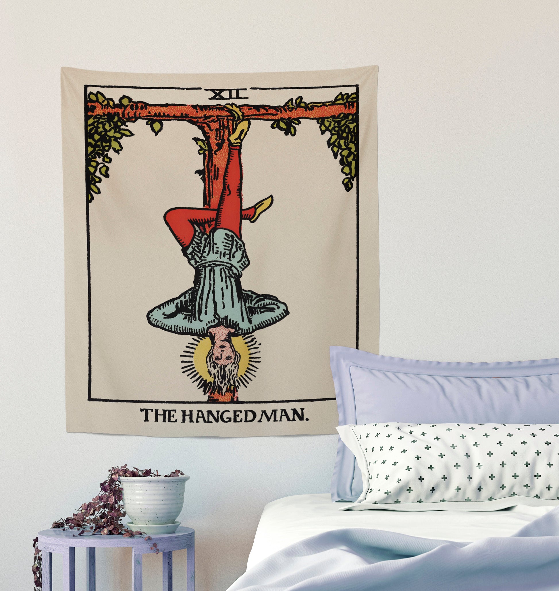 The Hanged Man Tarot Card Tapestry - Rider Waite Design