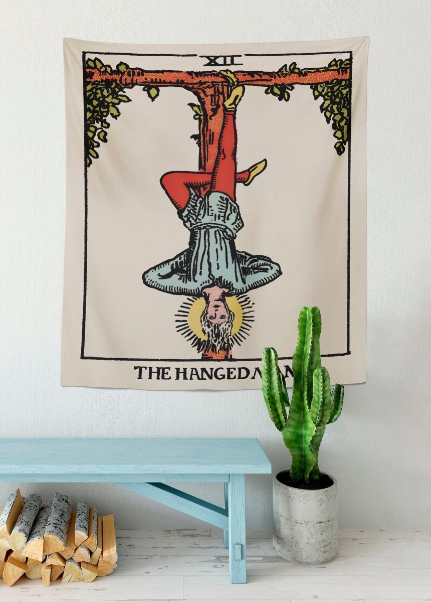 The Hanged Man Tarot Card Tapestry - Rider Waite Design