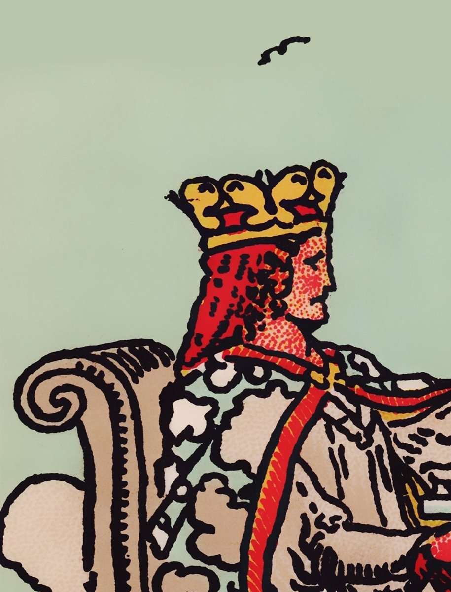Queen of Swords Tapestry - Rider Waite Tarot Art