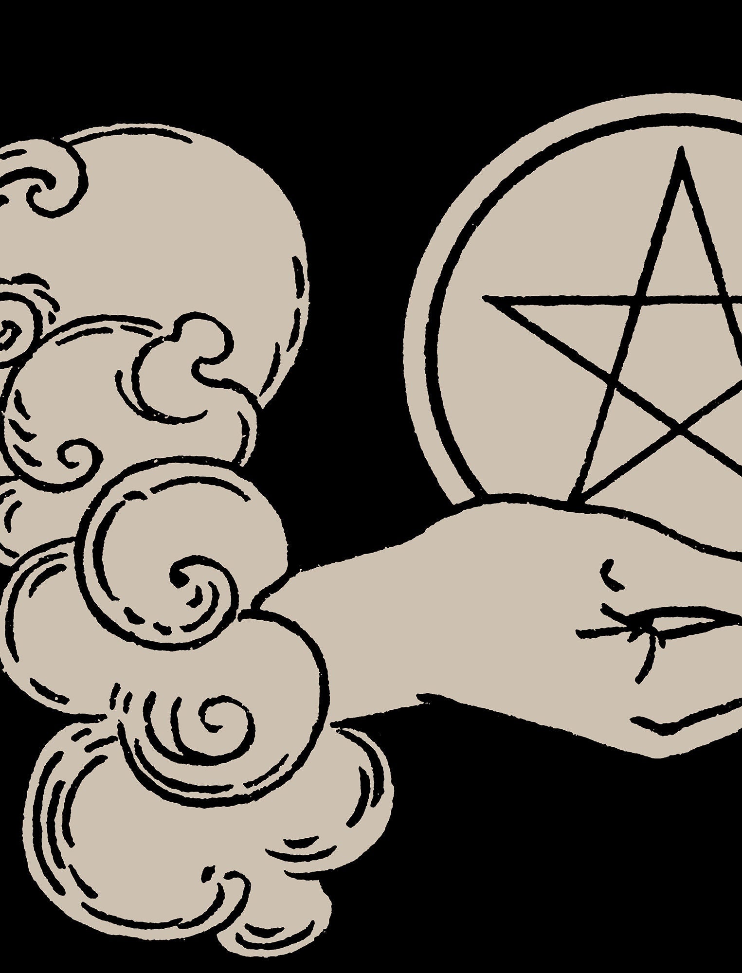 Ace of Pentacles- Tarot Card Print - The Ace of Pentacles Card Poster, No Frame