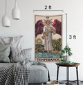 Temperance Tarot Card Tapestry - Rider Waite Deck Art