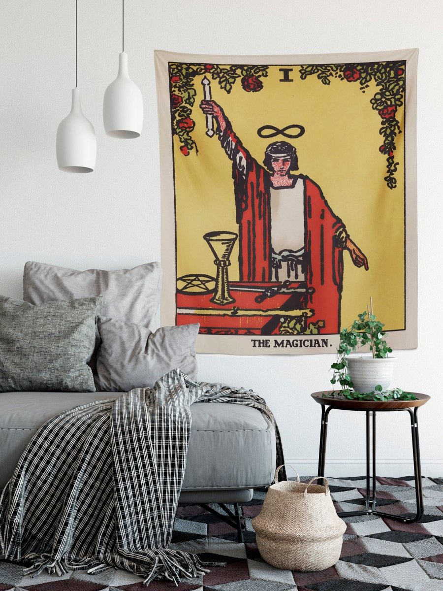The Magician Tarot Card Tapestry - Rider Waite Smith Design
