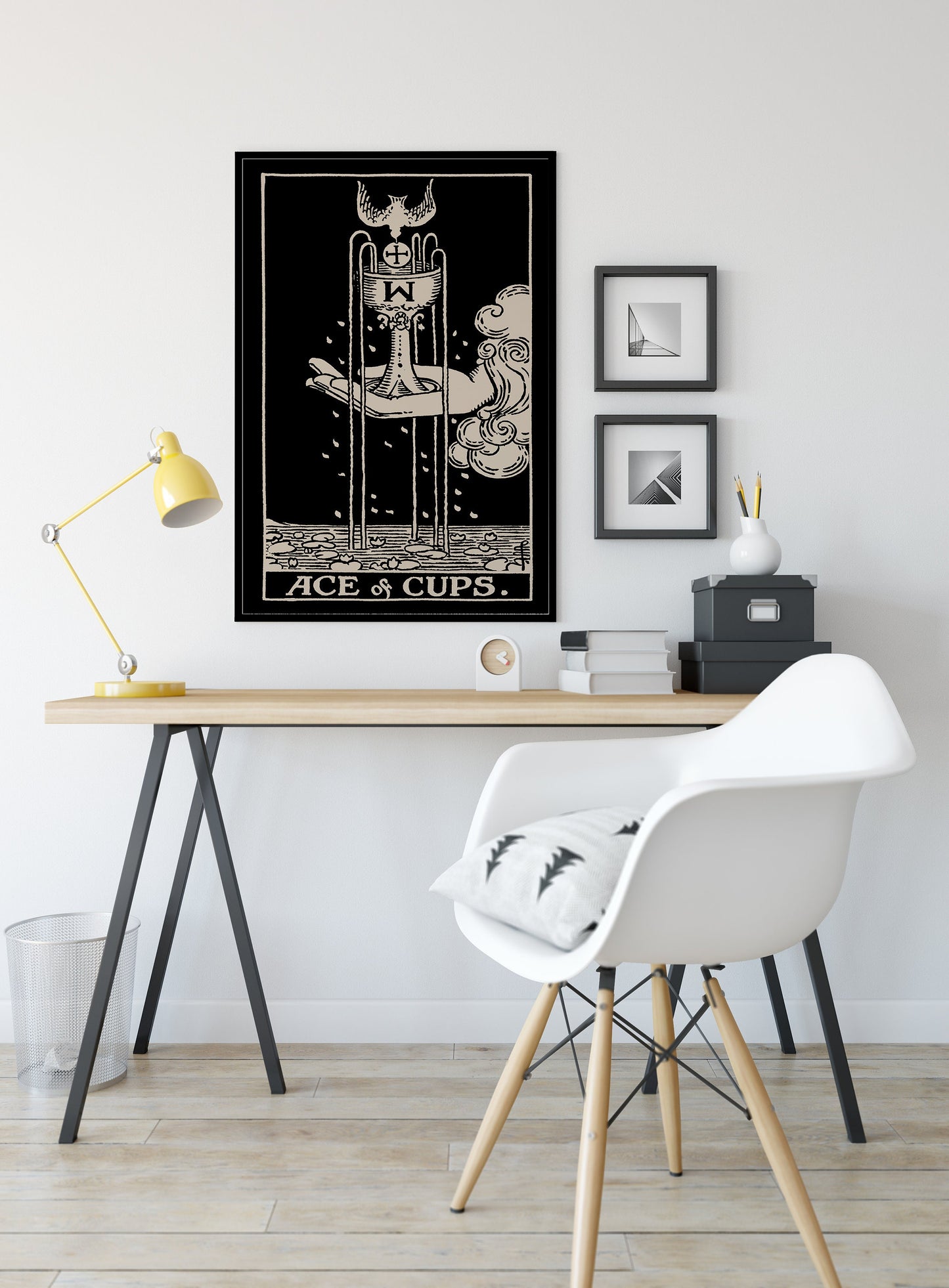 Ace Of Cups- Tarot Card Print - The Ace Of Cups Card Poster, No Frame