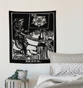 Death Tarot Card Tapestry - Rider Waite Design