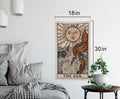 The Sun Tarot Card Tapestry - Rider Waite Smith Deck Art