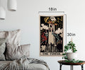 The Tower Tarot Card Tapestry - Rider Waite Art