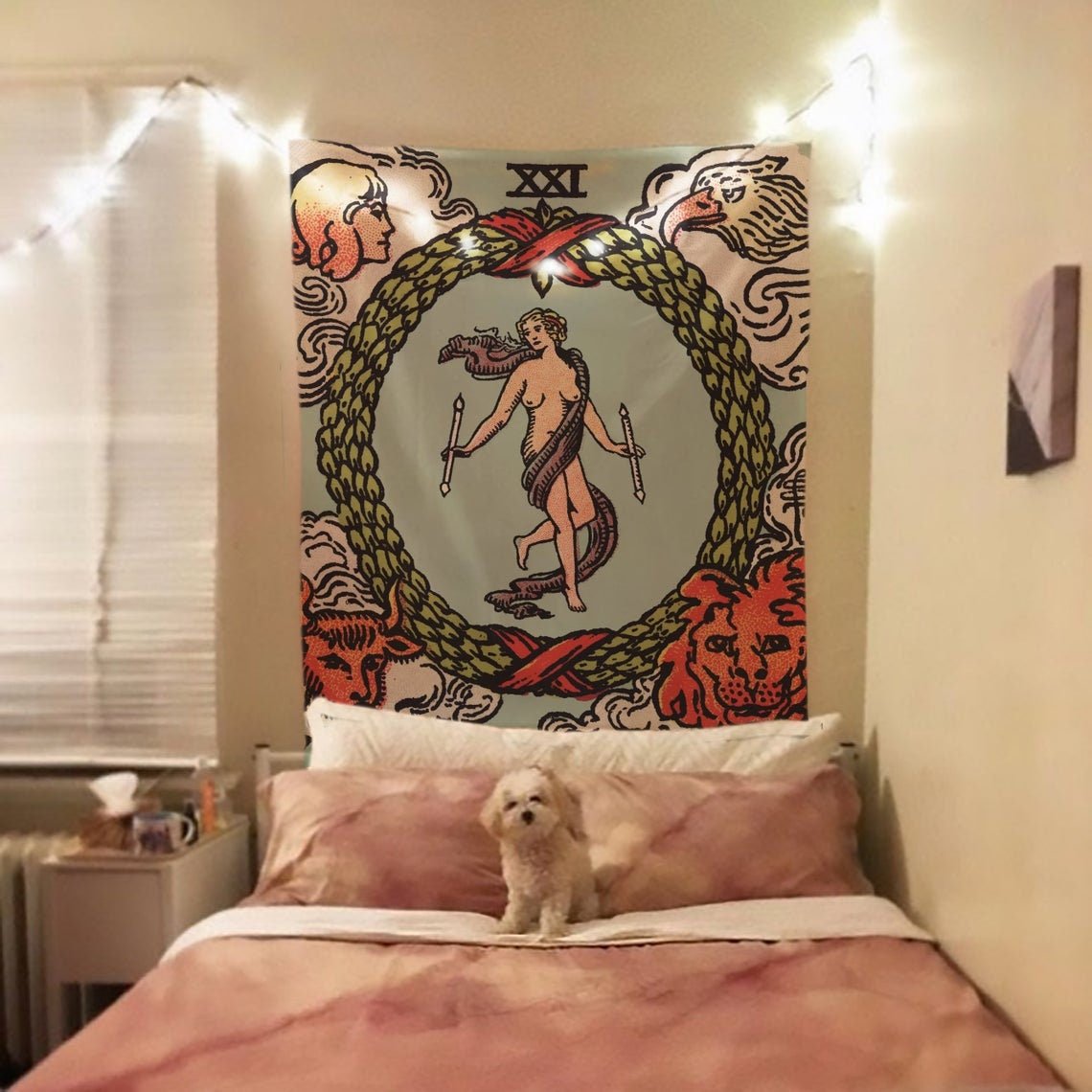 The World Tarot Card Tapestry - Rider Waite Smith Deck
