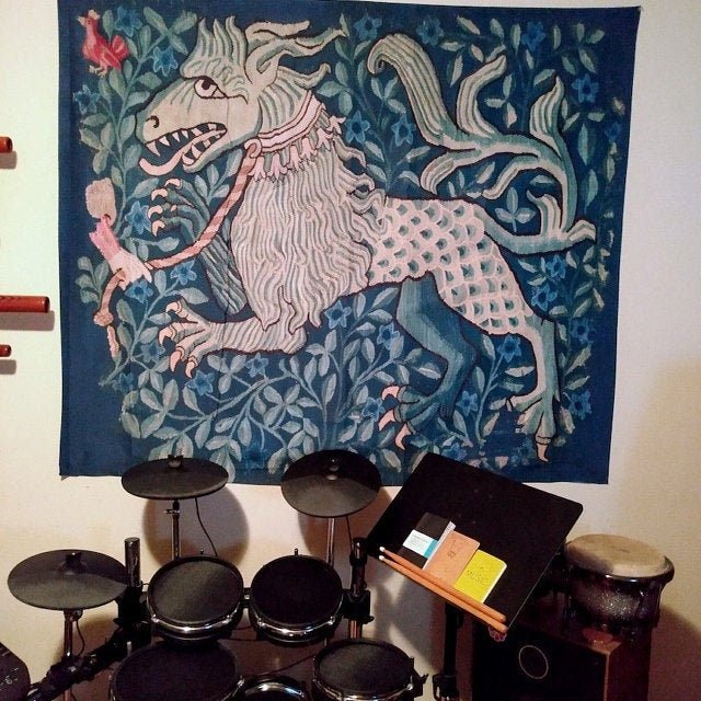 Fantastical Beast Medieval Tapestry (Printed)