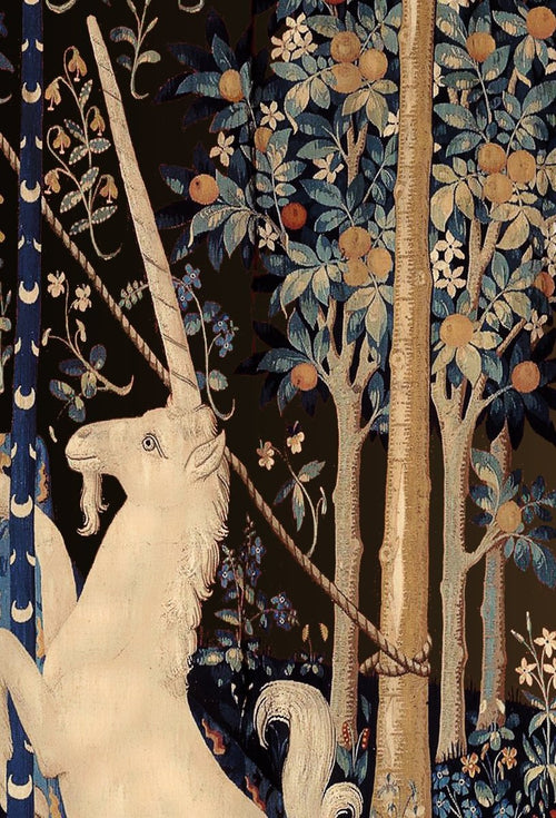 Lady With Unicorn Tapestry Autumn (Printed)