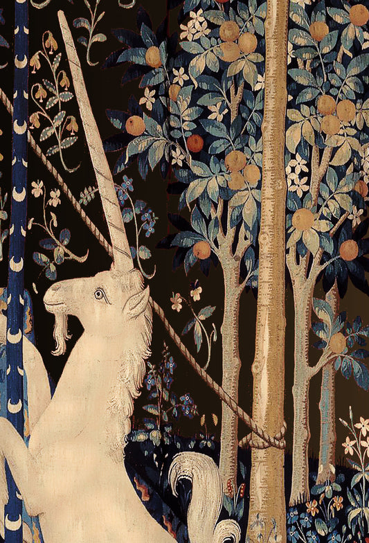 Lady With Unicorn Tapestry Autumn (Printed)