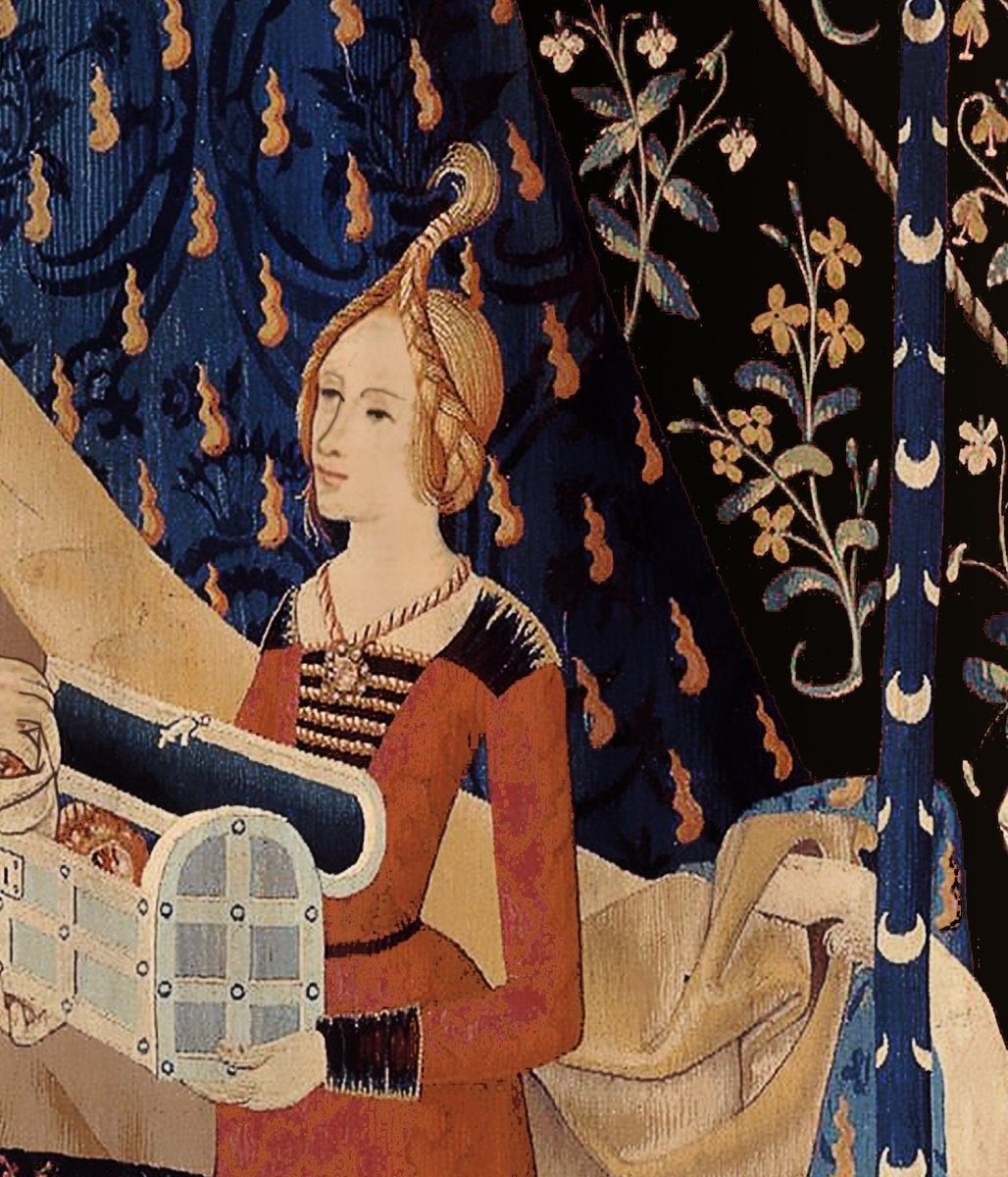 Lady With Unicorn Tapestry Autumn (Printed)