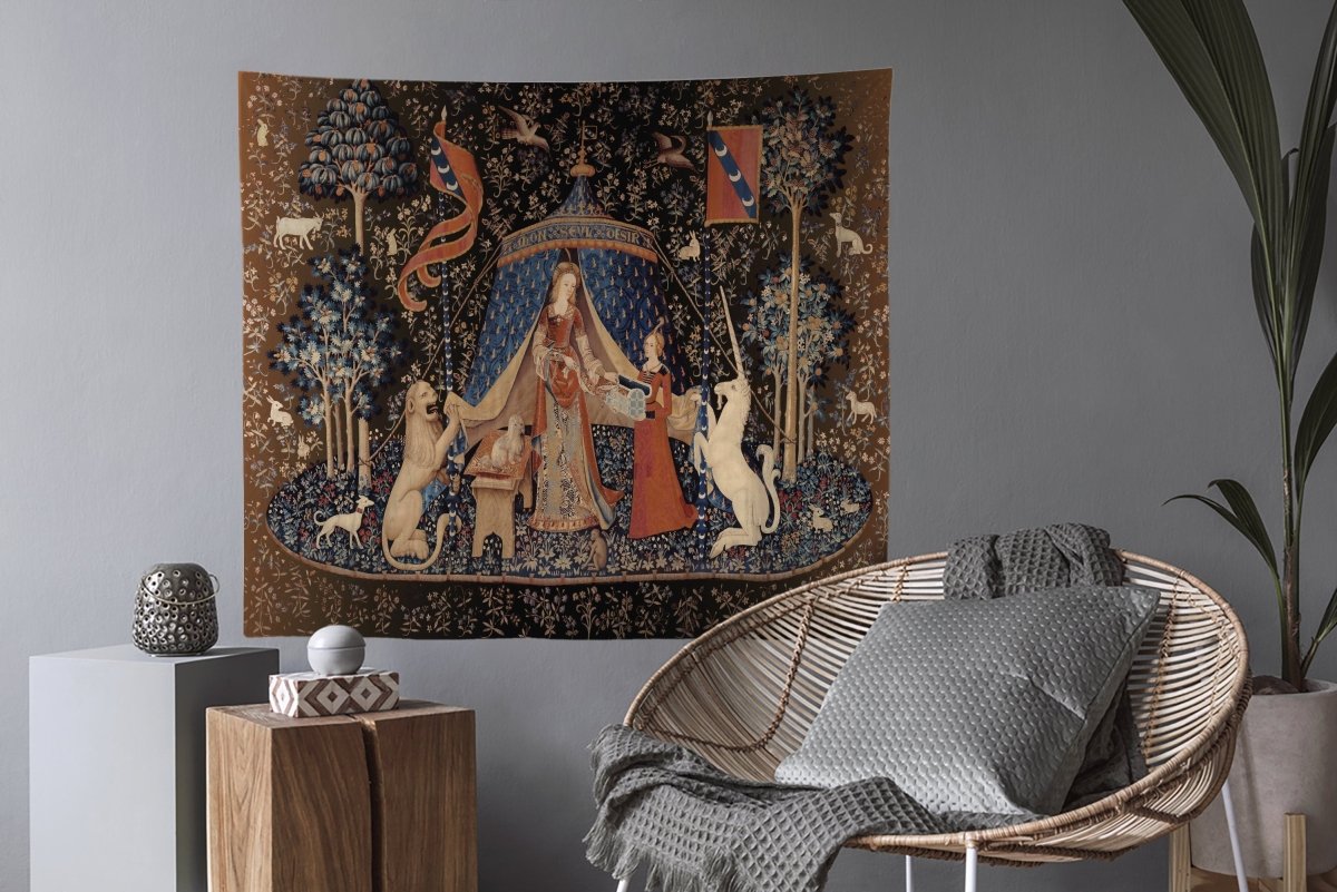 Lady With Unicorn Tapestry Autumn (Printed)