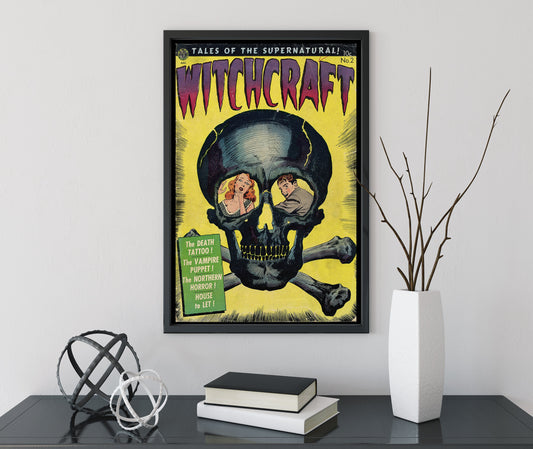 Witchcraft Comic Book Cover Issue No 2 Poster Vintage Comic Book Art - Comic Book Cover Art Print, No Frame