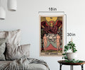 The Lovers Tarot Card Tapestry – Rider Waite Deck Art