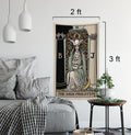 High Priestess Tarot Card Tapestry – Full Color Print