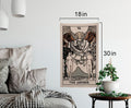 The Lovers Tarot Card Tapestry – Rider Waite Deck