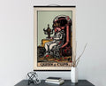 Queen of Cups Tarot Card Canvas Print – Magnetic Wood Hanging