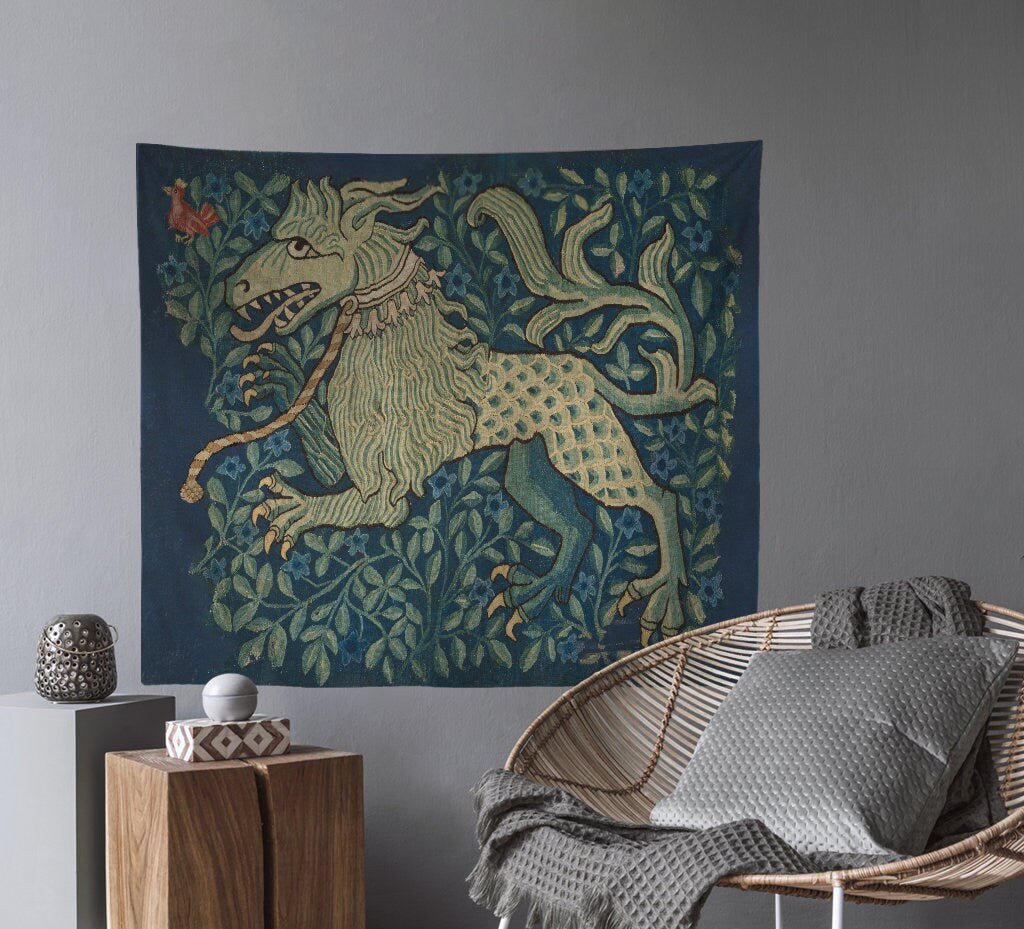 Fantastical Beast Medieval Tapestry (Printed)
