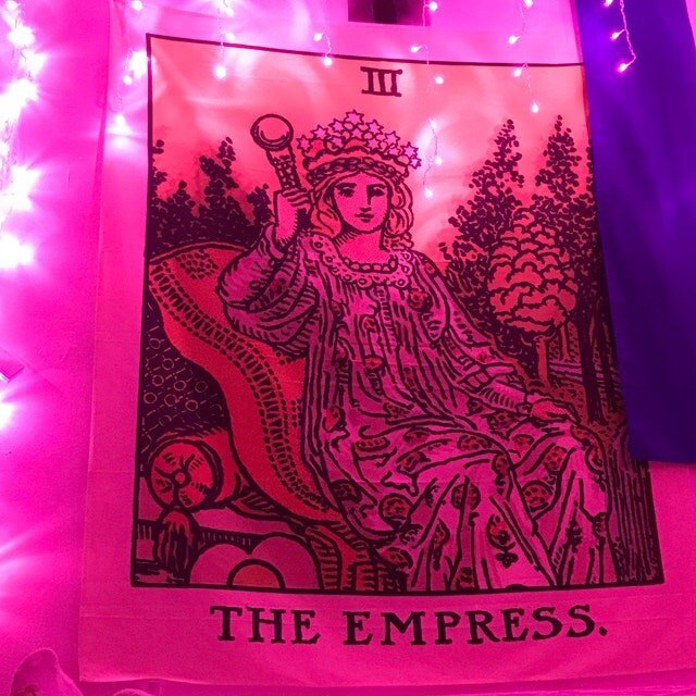 The Empress Tarot Card Tapestry - Rider Waite Design