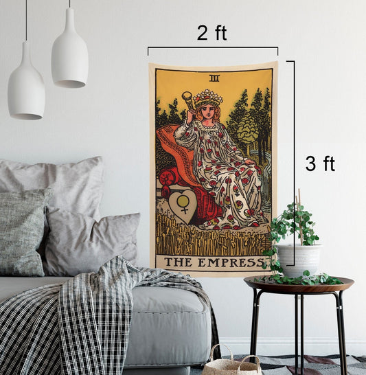 The Empress Tarot Card Tapestry - Rider Waite Design