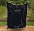 Dorian Gray Original Book Cover - Oscar Wilde - Woven Throw Blanket