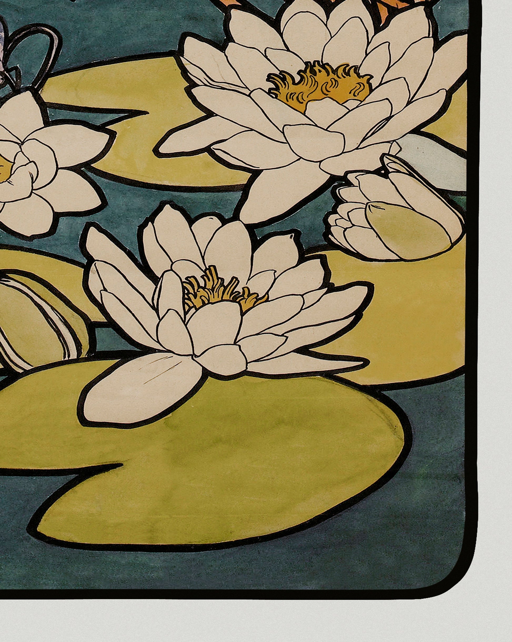 Art Nouveau Tapestry - Lotus - Bohemian Wall Hanging -Boho - Mucha by DesignBohemian