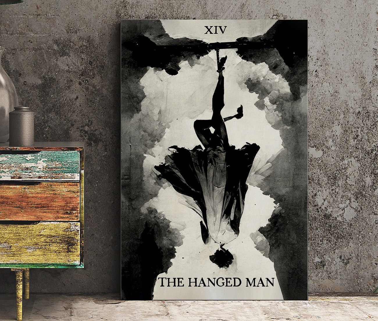 The Hanged Man - Tarot Card Print - The Hanged Man Card Poster, No Frame